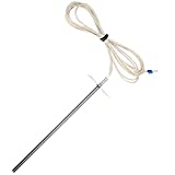 RTD Temperature Probe Sensor Grill, Replacement for Traeger Pellet Grills, Compatible with Traeger Digital Thermostat