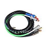 DP Dynamic Power 3-in-One Wrap 7 Way Electrical Green ABS Air Brake Lines 12 Ft Truck Tractor Trailer