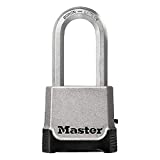 Master Lock Outdoor Combination Lock, Heavy Duty Weatherproof Padlock, Resettable Combination Lock for Outdoor Use, M176XDLH,Silver