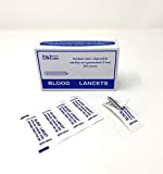 Disposable Stainless Steel Lancets Individually Foil Wrapped by P&P MEDICAL SURGICAL Box of 200