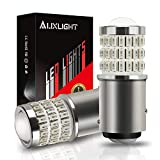 AUXLIGHT 2057 1157 2357 7528 2057A 1157A 2357A LED Bulbs Brilliant Red, Ultra Bright 57-SMD LED Replacement for Brake/Tail Lights, Blinker Lights, Turn Signal/Parking or Running Lights (Pack of 2)