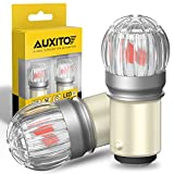 AUXITO 1157 LED Bulb Red, Extremely Bright 3030 Chipsets, 7528 BAY15D 1016 1034 2057 2357 LED Replacement Lamp for Tail Lights, Stop Brake Signal Lights