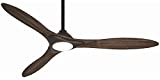 minkaAire F868L-ORB Sleek - LED 60 Inch Ceiling Fan, Oil Rubbed Bronze Finish with Seasoned Wood Blade Finish