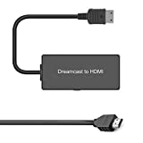Sega Dreamcast to HDMI Converter Supports 16:9/ 4:3 switching, Plug and Play HD HDMI Cable for Sega Dreamcast (Sega DC)