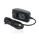 TMEZON 12 Volt 2A Power Adapter Supply AC to DC 2.1mm X 5.5mm Plug 12v 2 Amp Power Supply, Wall Plug Extra Long 8 Foot Cord