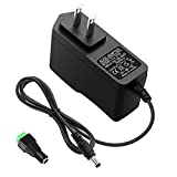 ALITOVE DC 12V 1A Power Supply 1000mA 12W AC/DC Adapter, 100~240V AC to DC 12 Volt 1 Amp 0.6A Converter with 5.5 x 2.5mm 2.1mm Plug for LED Strip Light CCTV Security Camera DVR NVR Surveillance System