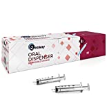 5ml Oral Dispenser Syringe No Needle | 100 Pack Disposable Sterile Individually Wrapped | Universal Use | Doctor and Vet Preferred (100 Piece)