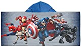 Jay Franco Marvel Avengers Hooded Bath/Pool/Beach Towel, Gray