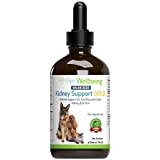 Pet Wellbeing Kidney Support Value Size - Natural Support for Kidney Problems with Cats & Dogs - 4oz (118ml)