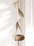 Macrame Hanging Planter Home Décor Cotton Rope Handwoven