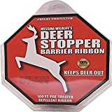 Messina Wildlife Messinas DB-R-100 Deer Stopper 100' Barrier, 4.8 oz, Black Ribbon