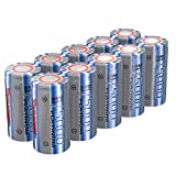 Tenergy NiMH SubC 5000mAh Flat Top Rechargeable Battery (No Tabs) - 10 Pack