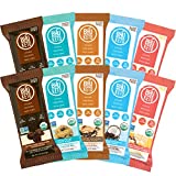 BHU Cookie Dough Keto Protein Bars - Ultra Creamy Refrigerated Keto Snacks, Variety of Cookie Dough Flavors (10 Bars)