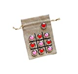 Heart Theme Tic Tac Toe Game - Valentines Day Gift for Kids - Class Treat - Pink & Red Hearts