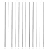 12 Pcs Acrylic Dowel Rods for DIY Crafts,Transparent,0.25" Diameter, 12" Length