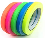 Spike Tape | USA Quality Gaffer Tape | 5 Bright Colors | by Gaffer Power