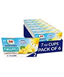 Dole Fruit Bowl Essentials Pineapple with Cucumber Mint, No Added Sugar, 7 Oz Cups, (Pack of 2) 12 Total Cups