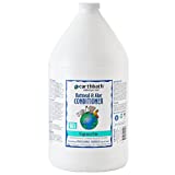 Earthbath Oatmeal & Aloe Conditioner - Helps Detangle& Relieve Itching, Made in USA - Fragrance Free 128 Oz(1 Gal)