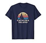 Catalina Island CA T-Shirt Vintage Sailboat 70s Throwback