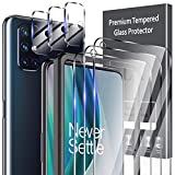 6 Pack LK 3 Pack Screen Protector + 3 Pack Camera Lens Protector Compatible with OnePlus Nord N10, Tempered Glass, HD Ultra-Thin, Alignment Frame, Easy Installation, Case-Friendly, Anti-Scratch