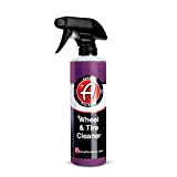 Adam’s Wheel & Tire Cleaner 16oz - Professional All in One Tire & Wheel Cleaner Use W/Wheel Brush & Tire Brush | Car Wash Wheel Cleaning Spray for Car Detailing | Safe On Most Rim Finishes