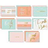 Sweetzer & Orange Essential Blank Thank You Cards with Envelopes and Card Box. 24 Thank You Notes and 3 Variety Color Thank You Card Envelopes. Notecards for Baby Shower Thanks, Wedding or Business.