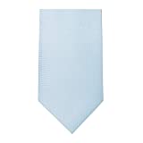 Jacob Alexander Men's Woven Subtle Mini Squares Regular Length Neck Tie - Sky Blue