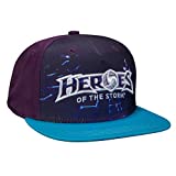 JINX Heroes of The Storm Space Grid Snapback Baseball Hat, Multi-Colored, Adult Size