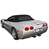 Sierra Auto Tops Convertible Top Replacement for Chevrolet Corvette C5 1998-2004, TwillFast II Canvas, Black