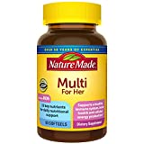 Nature Made Multivitamin For Her, Women's Multivitamin for Nutritional Support, 60 Softgels, 60 Day Supply