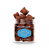 Candy Club Gourmet Choco-PB Pretzel Pillows, Peanut Butter Filled Pretzel Puffs Covered in Milk Chocolate for Gifts, Parties, Snacks, Candy Buffets, etc. - 4oz Jar