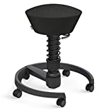 aeris Swopper Air New Edition Ergonomic Stool with castors - Dynamic Office Chair for a Healthy Back - Office Stool and seat Trainer - 17.7-23.2" Spring strut Type Standard