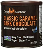 Castle Kitchen Classic Caramel Dark Chocolate Premium Hot Cocoa Mix - Dairy-Free, Vegan, Plant Based, Gluten-Free, Non-GMO Project Verified, Kosher - Just Add Water - 14 oz
