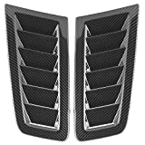 Akozon Car Hood Vent Scoop Kit Air Flow Intake Louvers Hoods Vents Bonnet Cover for Focus RS MK2 Style(Carbon Fiber)