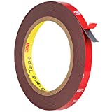 Double Sided Tape, HitLights Heavy Duty Mounting Tape Waterproof Foam Tape, 33ft Length, 0.39Inch Width for LED Strip Lights, Home Decor, Office Décor, Made of 3M VHB Tape