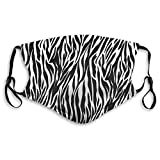 Zebra Stripes, Black and White Lines,Reusable Face Mask Balaclava Washable Outdoor Nose Mouth Cover for Men and Women