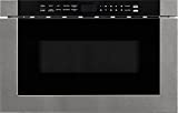 FORTÉ F2412MVD8SS 24" Microwave Drawer with 1.2 cu. ft. Capacity, 10 Power Levels, Kitchen Timer, Defrosting Rack, Touch Open/Close, 1000 Watt Microwave Power, in Stainless Steel