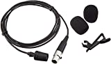 Shure CVL Centraverse Lavalier Microphone - Condenser Mic for Professional Presentations, Clip-On for Hands-Free Use, TA4F (TQG) Connector Seamlessly Integrates with Shure Wireless Systems