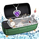 Ultrasonic Jewelry Cleaner, Zeonetak Professional Ultrasonic Cleaner, Portable Household Ultrasonic Machine for Cleaning Eyeglasses, Watches, Rings, Necklaces, Coins