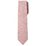 Jacob Alexander Men's Regular Floral Neck Tie - Dusty Rose