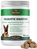 Premium Probiotics for Dogs - 120 Soft Chews - for Immune System Boost & Relief of Diarrhea, Gas, Bad Breath, Yeast, Skin Itching + 7 Natural Digestive Enzymes for Improved Digestion. Made in USA