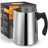 Candle Making Pouring Pot, 1500 ML/50 OZ Candle Pouring Pitcher, 304 Stainless Steel Candle Making Pitcher with Heat-Resistant Handle and Dripless Pouring Spout Design