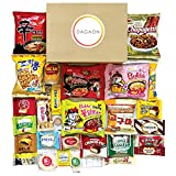 DAGAON Premium Korean Snack Box 28 Count – Scrumptious Korean Snacks and Foods Including Chips, Biscuits, Cookies, Pies, Candies, Drinks, Ramen Noodles. Variety Korean snacks for any occasions, gifts and everyone.