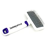 Smalldog Official, Sensitive Skin Gentle Dog Brush, Dog Gift, for Small and Toy Breed Dogs to Remove Loose Hair, Mats, Dirt, Stickers, Detangling  Pain Free Grooming