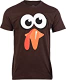 Silly Turkey Face | Funny Thanksgiving Fall Joke Humor Tee Shirt for Men Women T-Shirt-(Adult,S)