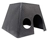 Felix & Fido SafeHaven All Metal Small Animal Hideaway Hut. Solid Safe Construction. All Smooth Edges. ChewProof. Guaranteed for Life