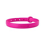 Nuvuq Comfortable, Soft and Light Cat Collar with Safety Button (Raspberry Pink)