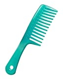 Wapodeai Wide Tooth Comb Detangling Comb, Professional Hair Comb, Durable and Anti - Static, Suitable Combs for Women, Curly, Dry and Wet Hair, All Types of Hair (Green)