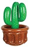 Inflatable Cactus Cooler and Drink Holder - Novelty Party Supplies, Holds Up to 24 -12 Ounce Cans, 1 Count