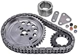 JEGS Roller Timing Chain Set | Fits GM LS Series Engines | Double Roller | Designed For Adjustable Cam Timing | Fits Cam Sprocket Design with 1 Position Sensor & Three Bolts